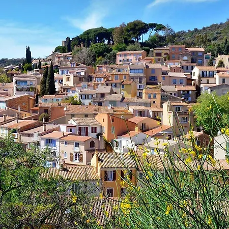 T2 Climatisé, Wifi, Parking Privé, à Deux Pas De La - Les Mimosas - Fr-1-610-71 Appartement Bormes-les-Mimosas